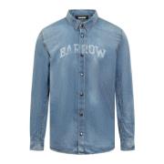 Denim Shirts Barrow , Blue , Heren