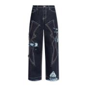 Wijde pijp jeans Ader Error , Blue , Unisex