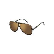 Zwart & Bruin Gepolariseerde Zonnebril Carrera , Black , Unisex