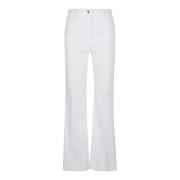 Wide Trousers True Royal , White , Dames