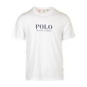 Witte T-shirts en Polos Crew Top Ralph Lauren , White , Heren