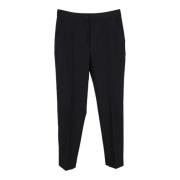 Pre-owned Wool bottoms Dolce & Gabbana Pre-owned , Black , Dames