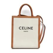 Pre-owned Canvas celine-bags Celine Vintage , White , Dames