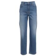 90's Denim Comfort Jeans Ortisei Max Mara Weekend , Blue , Dames