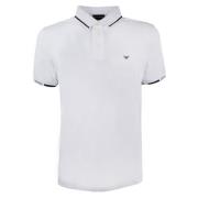 Klassieke Polo Shirt Emporio Armani , White , Heren