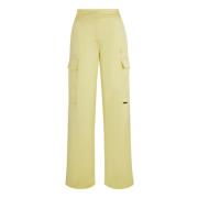 Wide Trousers Hugo Boss , Yellow , Dames