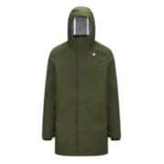 Bonded Windbreaker Khaki K-Way , Green , Heren