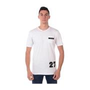 Sweatshirt T-Shirt Klaar St Daniele Alessandrini , White , Heren