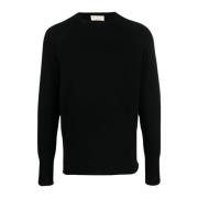 Round-neck Knitwear Ma'ry'ya , Black , Dames