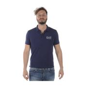 Polo Shirts Emporio Armani EA7 , Blue , Heren
