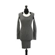 Pre-owned Cotton dresses Alexander Wang Pre-owned , Gray , Dames