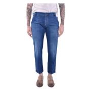 Zachte Stretch Denim Broek PT Torino , Blue , Heren