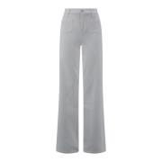 Wide Jeans 7 For All Mankind , White , Dames