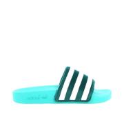 Stijlvolle Sliders voor Vrouwen Adidas , Green , Dames