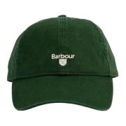 Groene Sport Baseball Cap Cascade Barbour , Green , Unisex