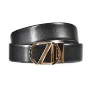 Belts Ermenegildo Zegna , Black , Heren