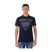 Klassieke Polo Shirts voor Heren Armani Jeans , Blue , Heren