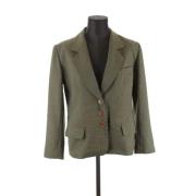 Pre-owned Polyester outerwear Yves Saint Laurent Vintage , Green , Dam...