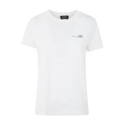 F T-Shirt A.p.c. , White , Dames