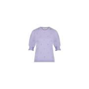 Holly Short Sleeve Pullover Fabienne Chapot , Purple , Dames
