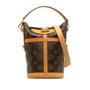 Pre-owned Canvas shoulder-bags Louis Vuitton Vintage , Brown , Dames