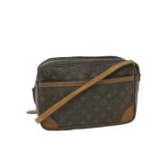 Pre-owned Canvas shoulder-bags Louis Vuitton Vintage , Brown , Dames