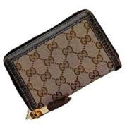 Pre-owned Cotton wallets Gucci Vintage , Brown , Dames