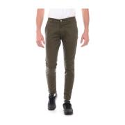 Slim Fit Broek Daniele Alessandrini , Green , Heren