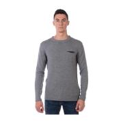 Pullover Sweater Gebreid Daniele Alessandrini , Gray , Heren
