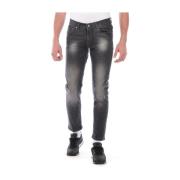 Jeans Daniele Alessandrini , Black , Heren