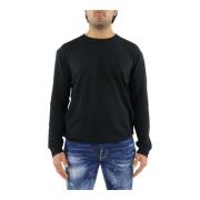 Heren Long Sleeves TOP Dsquared2 , Black , Heren