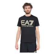 T-Shirts Emporio Armani EA7 , Black , Heren