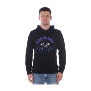 Hoodie Sweatshirt Kenzo , Black , Heren