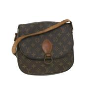 Pre-owned Canvas louis-vuitton-bags Louis Vuitton Vintage , Brown , Da...