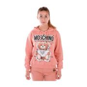 Hoodies Moschino , Pink , Dames