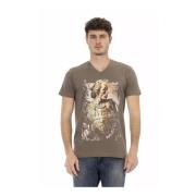 T-Shirts Trussardi , Brown , Heren