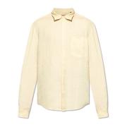 S-Emil linnen shirt Diesel , Yellow , Heren