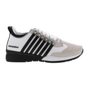 Heren Legendary Sneakers Wit/Zwart Dsquared2 , White , Heren