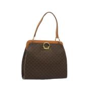 Pre-owned Fabric handbags Salvatore Ferragamo Pre-owned , Brown , Dame...