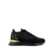 Heren Goud Zwart Gas Sneakers Mallet Footwear , Black , Heren