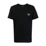 T-Shirts A.p.c. , Black , Heren