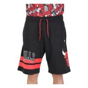 Chicago Bulls Arch Grafische Shorts New Era , Black , Heren