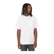 T-Shirts Dickies , White , Heren