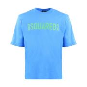 Heren Eco Dyed Blauw Dsquared2 , Blue , Heren