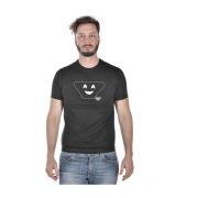 Casual Logo Print T-shirt Emporio Armani , Black , Heren