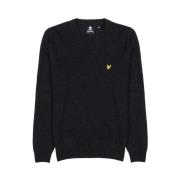 Klassieke Pullover Trui Lyle & Scott , Black , Heren