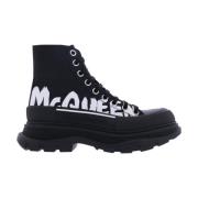 Dames Laars Tread Mode Sneaker Alexander McQueen , Black , Dames