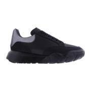 Heren New Court Sneaker Zwart/Grijs Alexander McQueen , Black , Heren