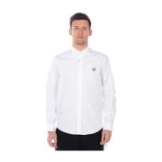 Casual Gestreept Overhemd Kenzo , White , Heren