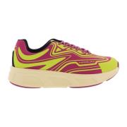 Dames Runflex 02 Sneaker Geel/Roze Fessura , Yellow , Dames